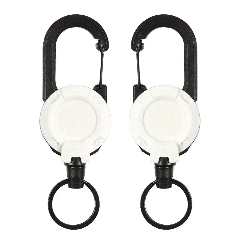 Automatic retractable key holder made of wire rope for outdoor use | Kalsten