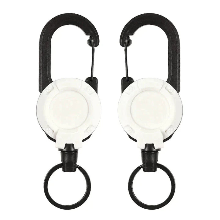 Automatic retractable key holder made of wire rope for outdoor use | Kalsten