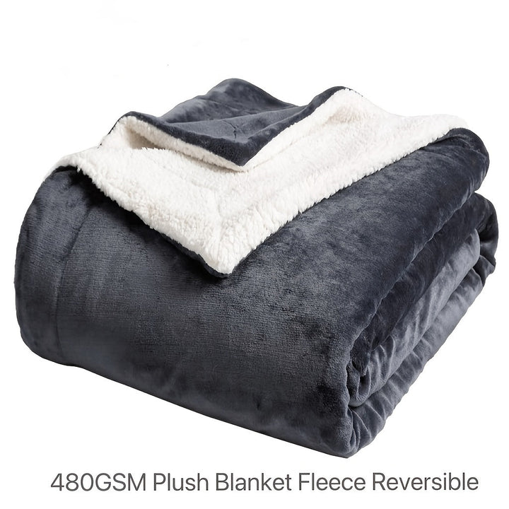 Chic Sherpa Fleece Blanket for Optimal Comfort Noxord