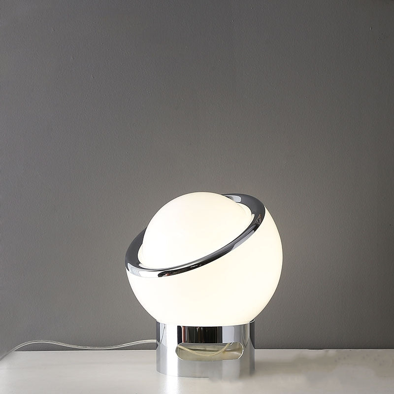 Elegant Bauhaus Table Lamp made of Opal Glass | Kalsten