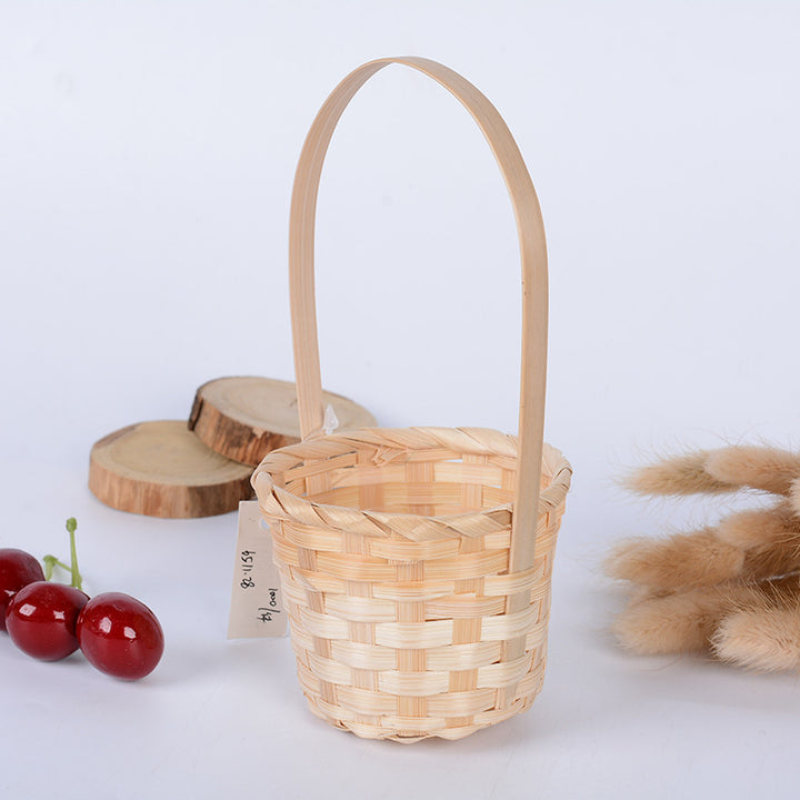 Handcrafted Natural Woven Storage Basket Kalsten