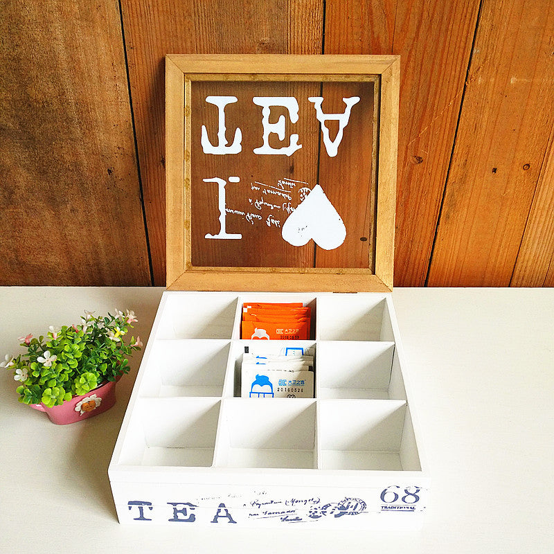 Decorative Tea Storage Organizer