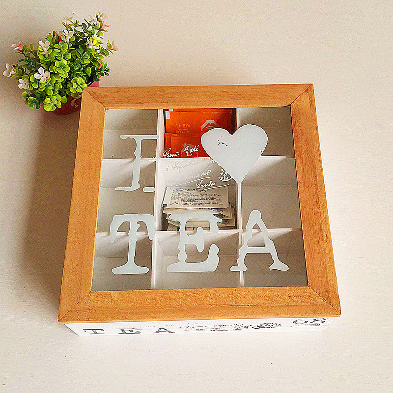 Decorative Tea Storage Organizer