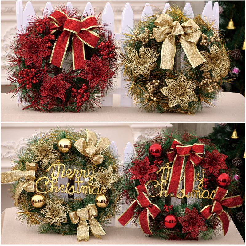 Decorative Burlap Christmas Wreath Kalsten