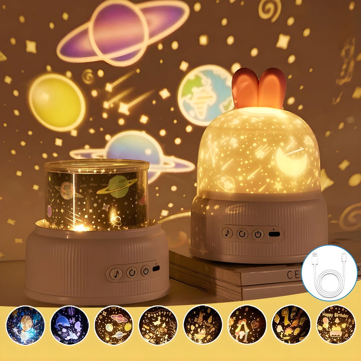 BunnyBeam Light - Casual Cute Rabbit Projector Night Light for Kids | Kalsten