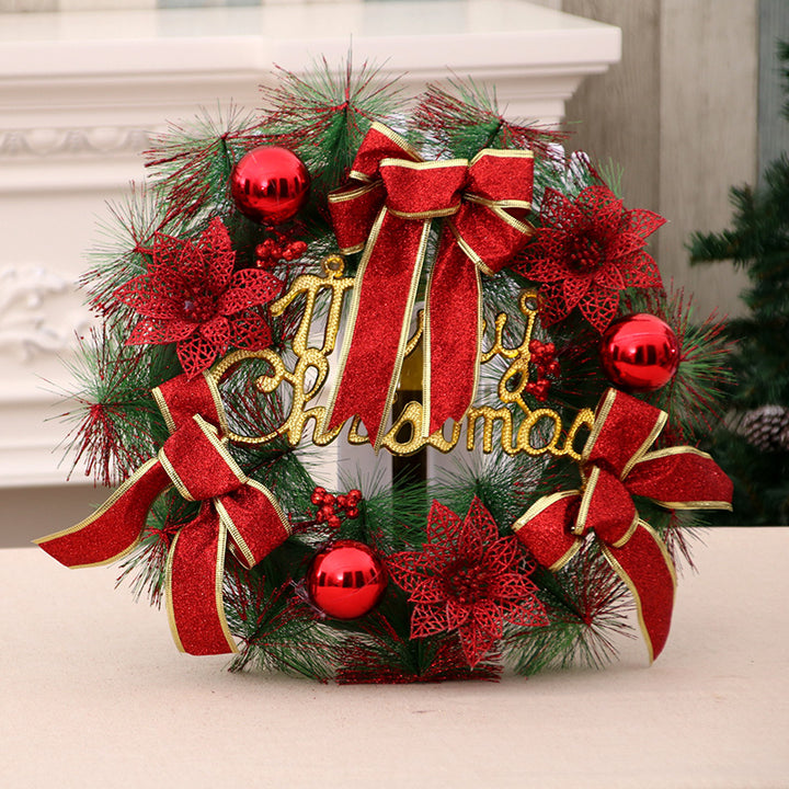 Decorative Burlap Christmas Wreath Kalsten
