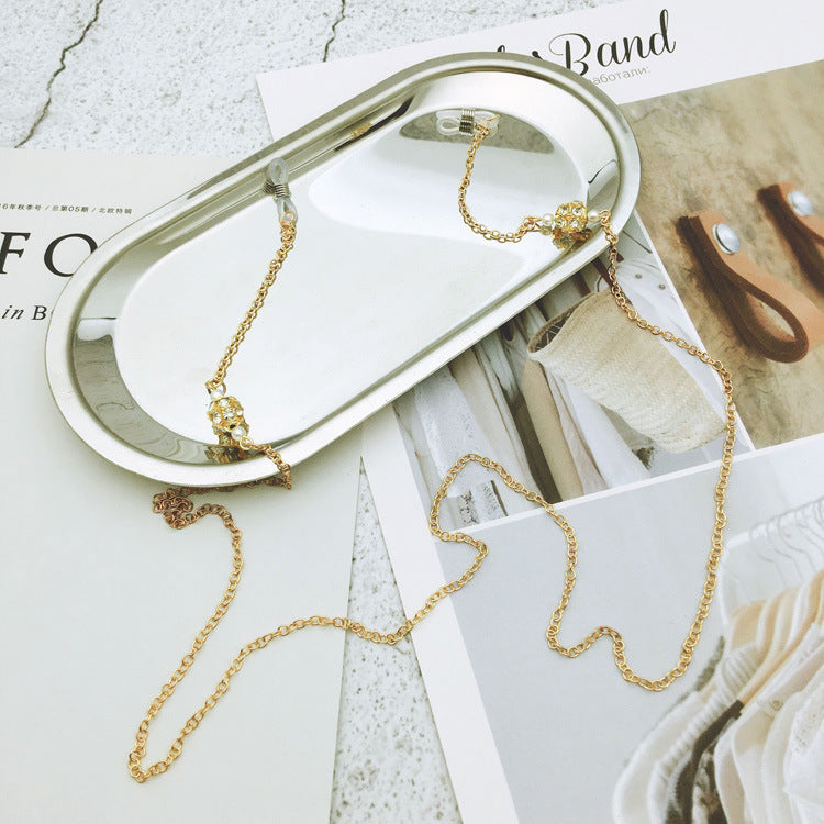 Elegant Silver Chain Eyewear Chain Kalsten