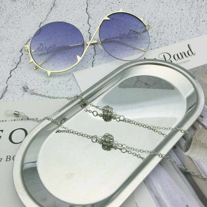 Elegant Silver Chain Eyewear Chain Kalsten