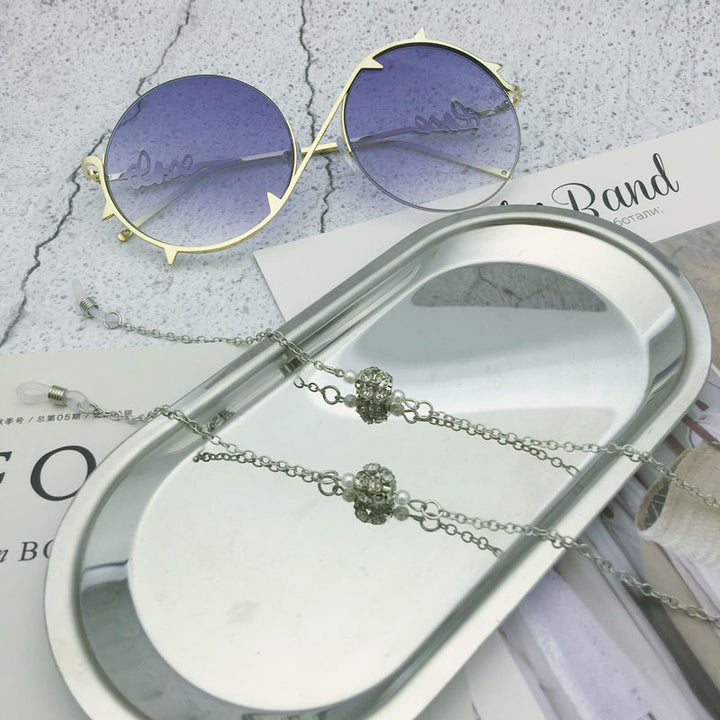 Elegant Silver Chain Eyewear Chain Kalsten