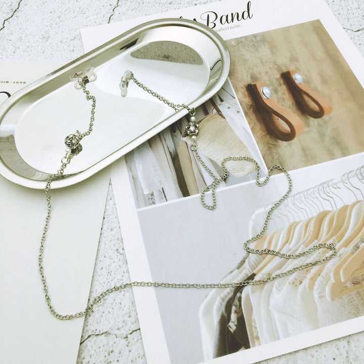Elegant Silver Chain Eyewear Chain Kalsten