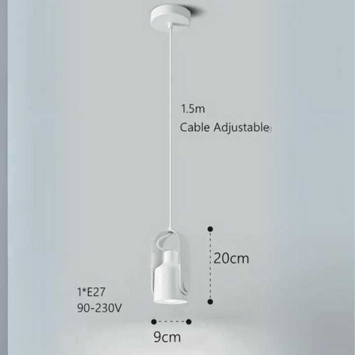 Modern Pendant Lamp With Adjustable Height – Minimalist Design Noxord