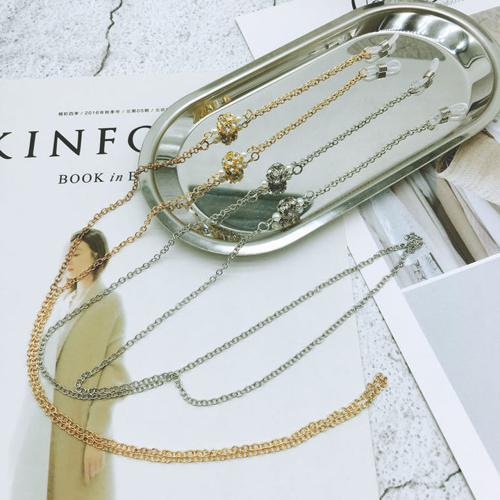 Elegant Silver Chain Eyewear Chain Kalsten
