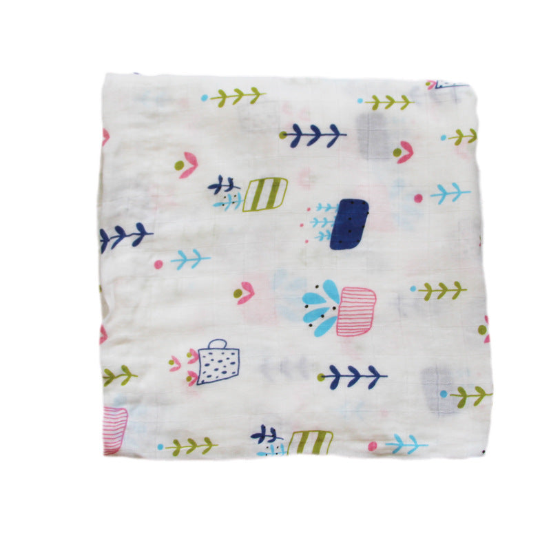 Soft Cotton Muslin Swaddle Blanket kalsten