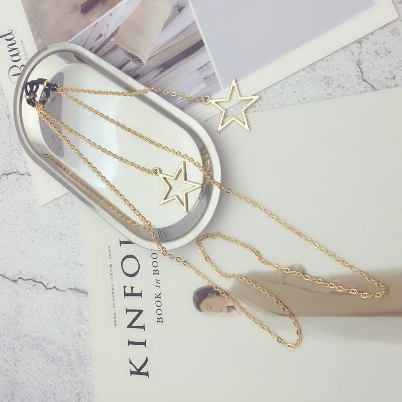 Star-Embellished Eyewear Chain Kalsten
