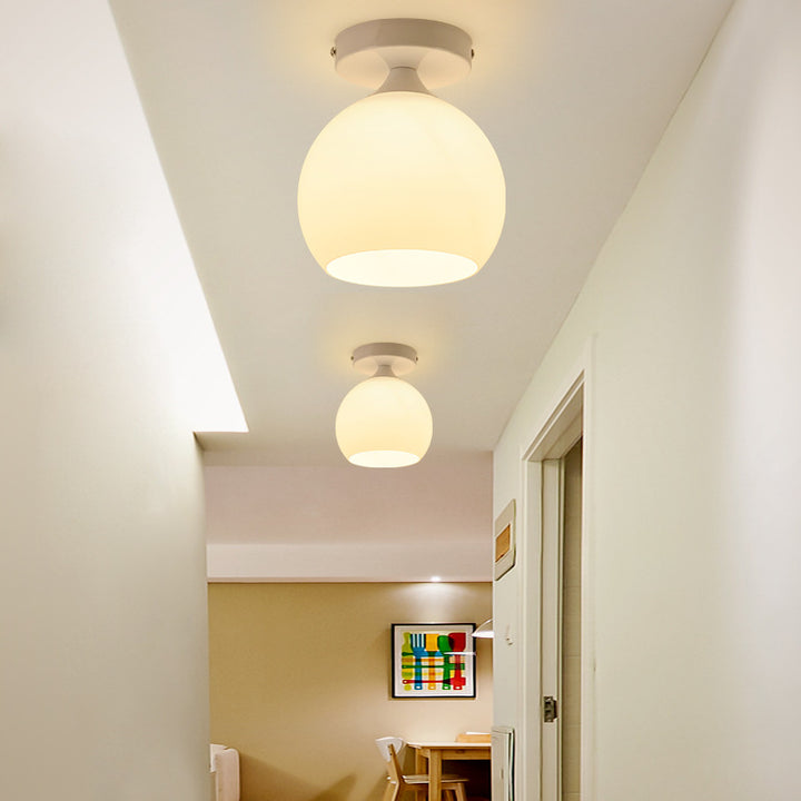 Modern Glass Globe Ceiling Light