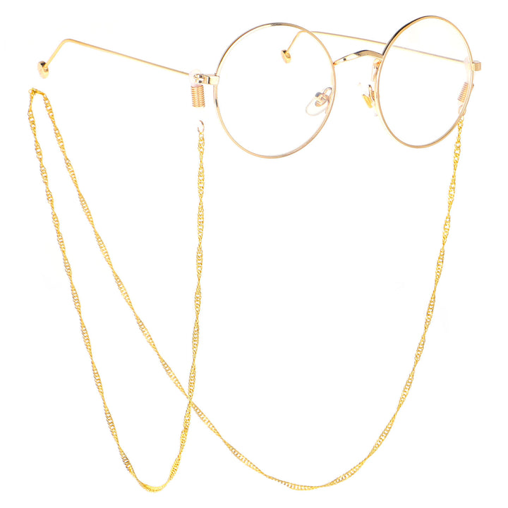 Elegant Twisted Chain Eyewear Holder Kalsten