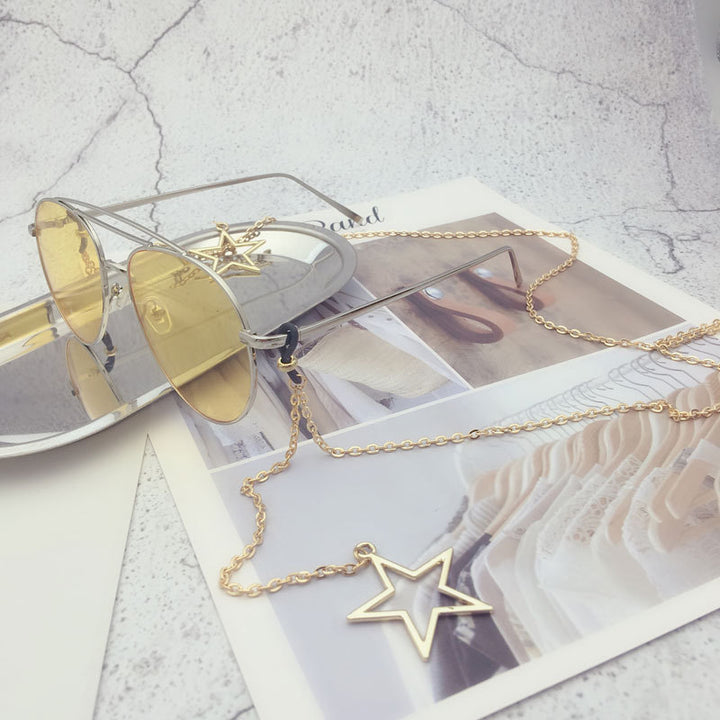 Star-Embellished Eyewear Chain Kalsten