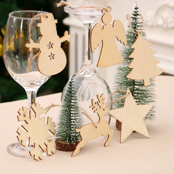 Decorative Wooden Angel Ornament Kalsten
