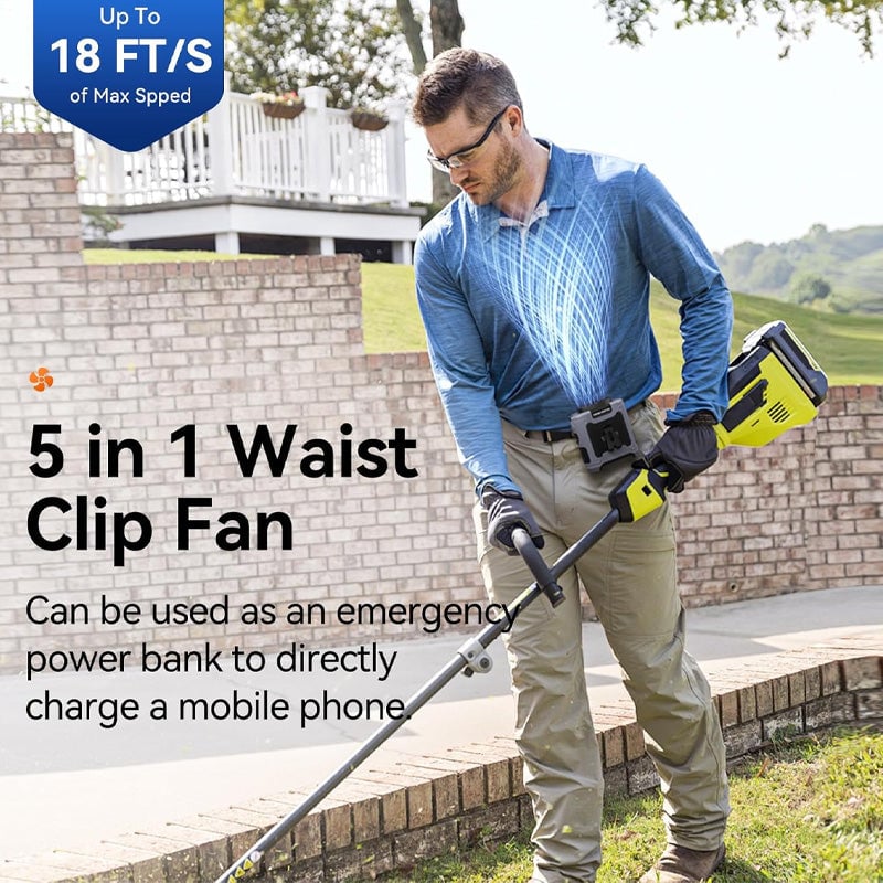 AirBelt Hands-free Belt Fan USB | Kalsten