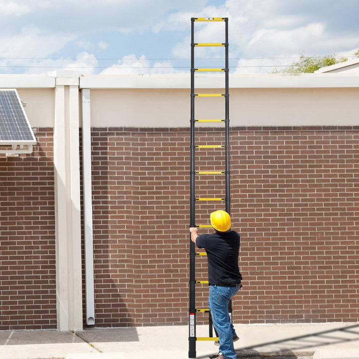 Telescopic Ladder Aluminum with Removable Hook | Kalsten