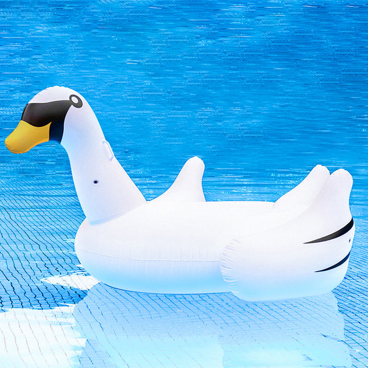 Unisex inflatable swimming animal in elegant swan shape Kalsten