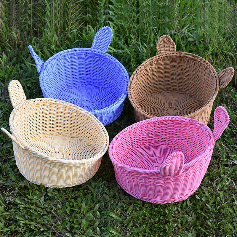Cute Bunny-Shaped Storage Basket Kalsten