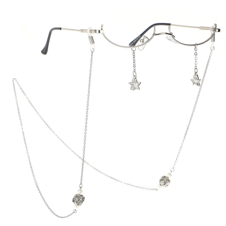 Decorative Star-Accented Eyewear Chain Kalsten