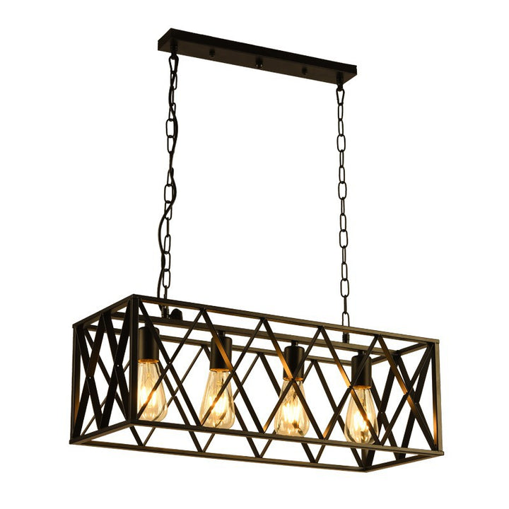 Industrial Geometric Pendant Light