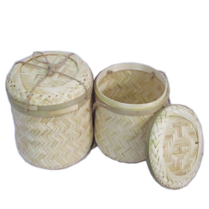 Natural Woven Storage Canister Kalsten