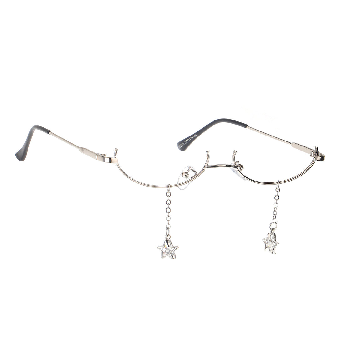 Decorative Star-Accented Eyewear Chain Kalsten