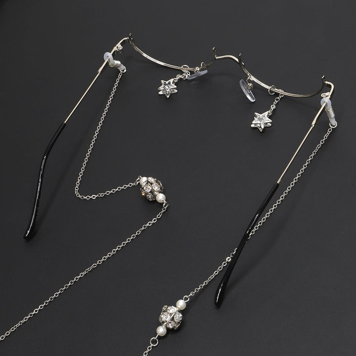 Decorative Star-Accented Eyewear Chain Kalsten