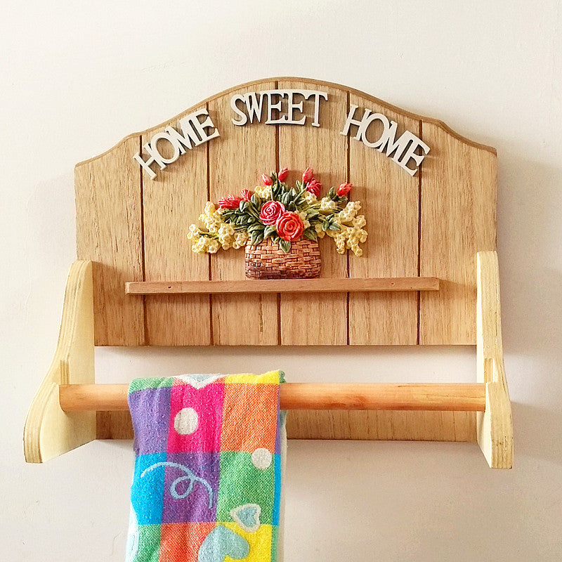 Floral Decorative Wall Shelf