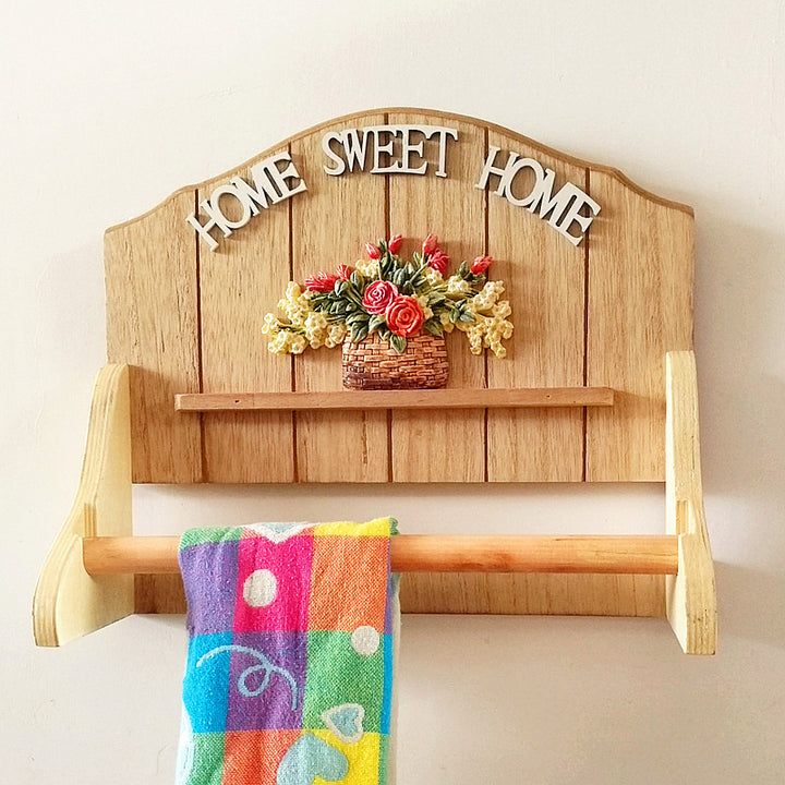 Floral Decorative Wall Shelf