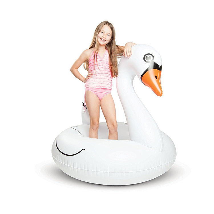 Unisex Inflatable Swimming Ring in Swan Shape Kalsten