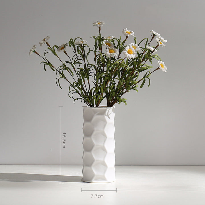 Texture Minimalist Ceramic Flower Vase