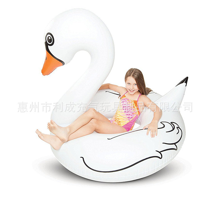 Unisex Inflatable Swimming Ring in Swan Shape Kalsten