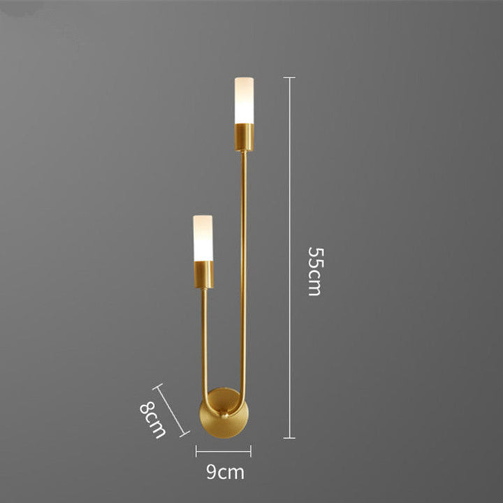 Modern Gold LED Bedside Wall Lamp Noxord