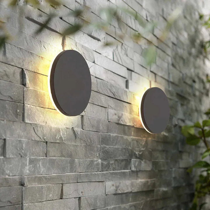 Modern Black Outdoor LED Wall Lamp Noxord