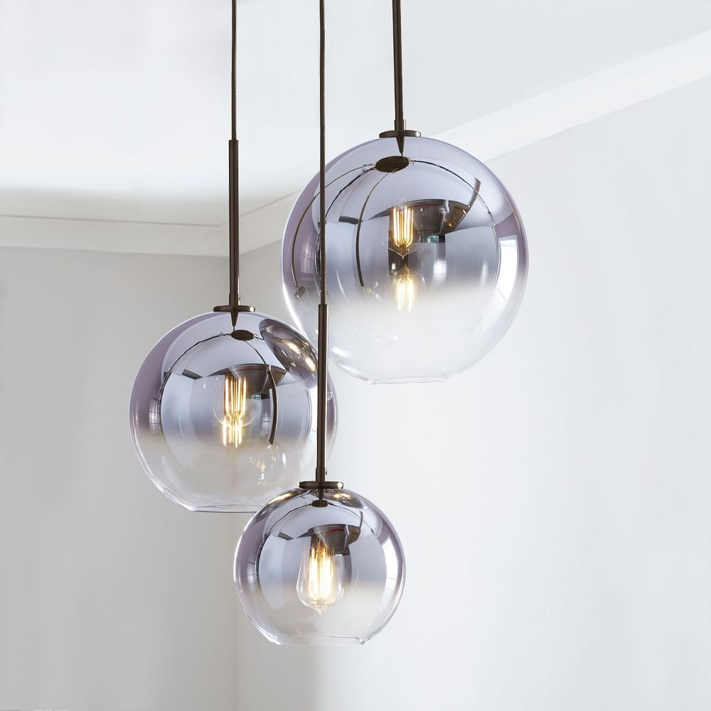Modern Glass Globe Pendant Light