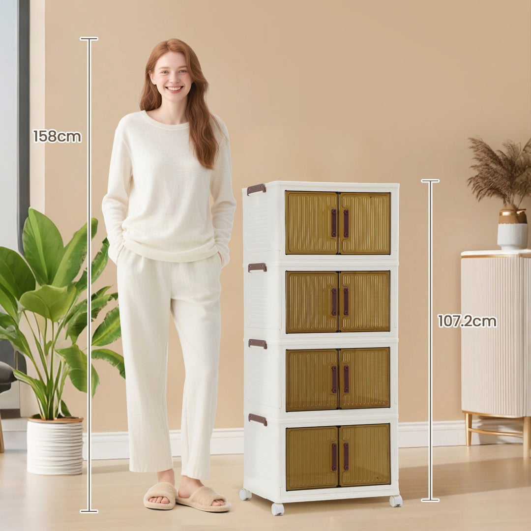 Storage box lockers with doors & wheels | Kalsten