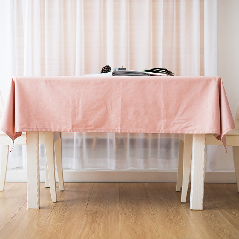 Woven Boho table runner with fringes and abstract watercolor pattern Kalsten
