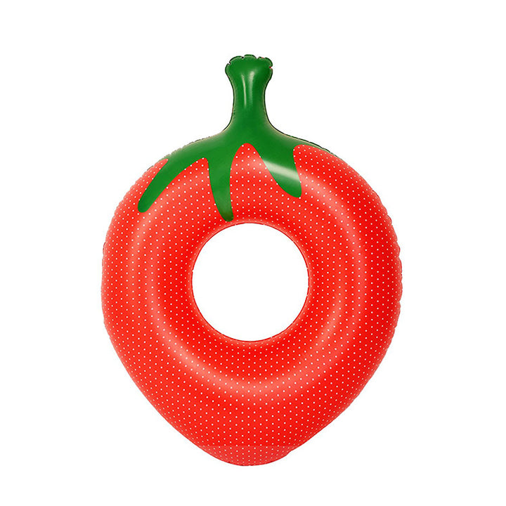 Unisex Inflatable Strawberry Swimming Ring Kalsten
