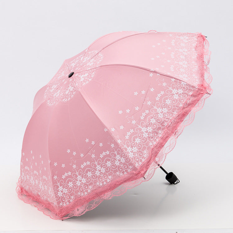 Women's umbrella with elegant lace edge Kalsten