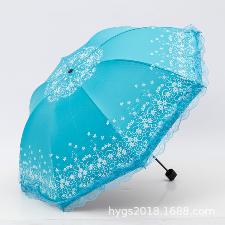 Women's umbrella with elegant lace edge Kalsten
