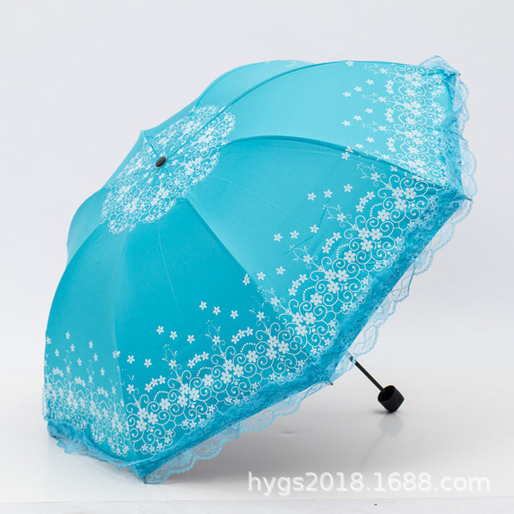 Women's umbrella with elegant lace edge Kalsten