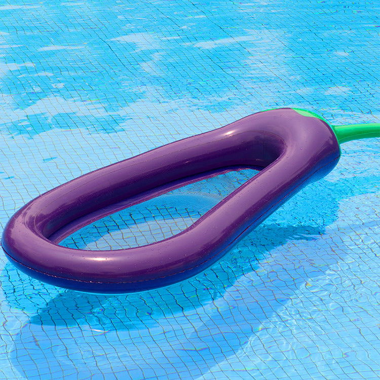 Women's inflatable comfort lounger in eggplant design Kalsten