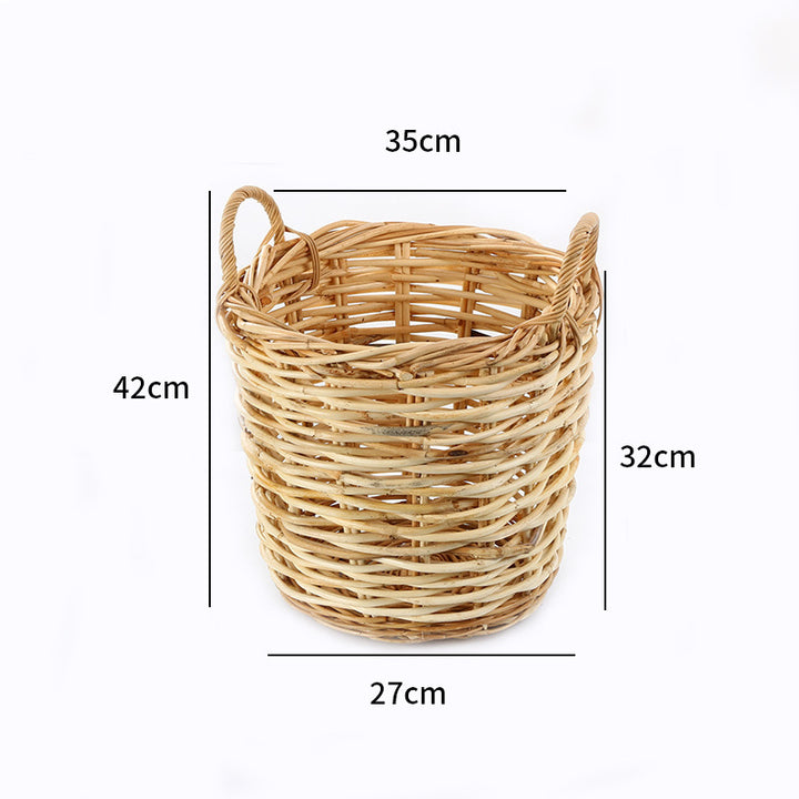 Unisex storage basket made of handwoven material Kalsten