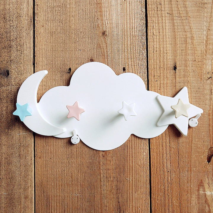 Decorative Cloud Wall Hook Organizer