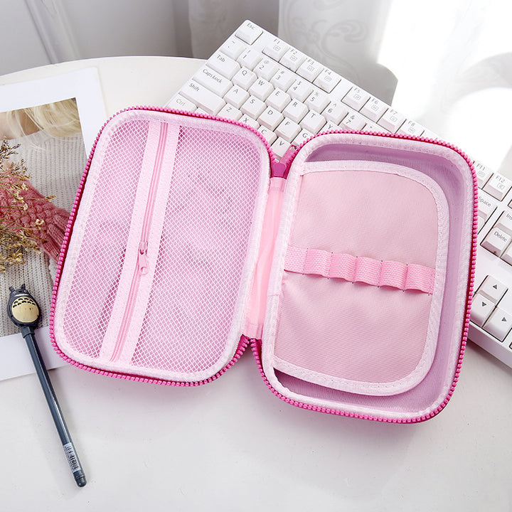 Whimsical Unicorn-Themed Zippered Pencil Case