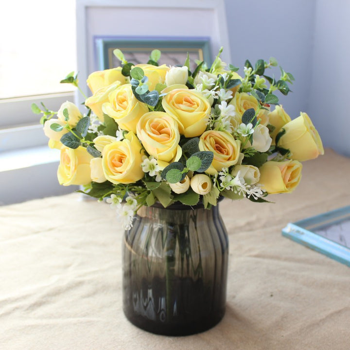 Realistic Silk Flower Bouquet
